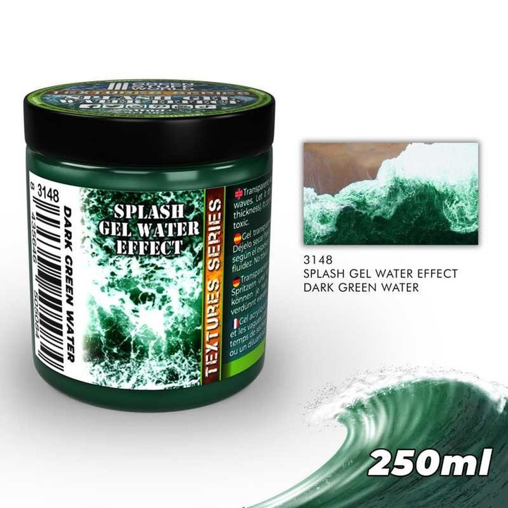 Gel à effet d'eau - Vert foncé 250ml