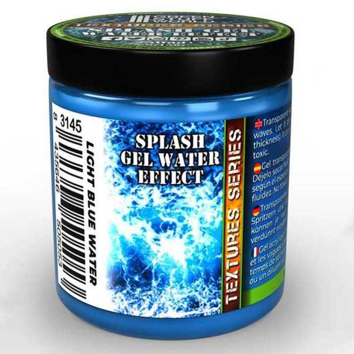 Gel à effet d'eau - Bleu clair 250ml
