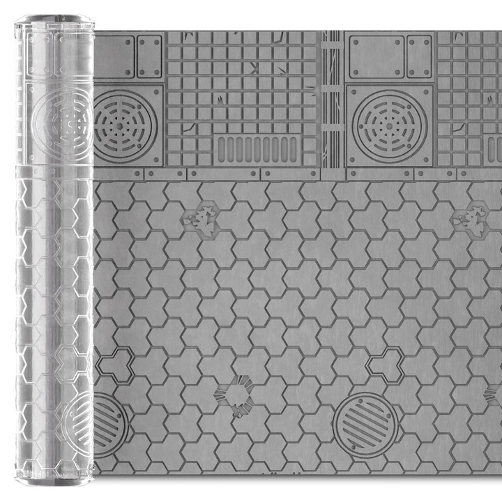 Rouleaux texturés - Hexagones Triple