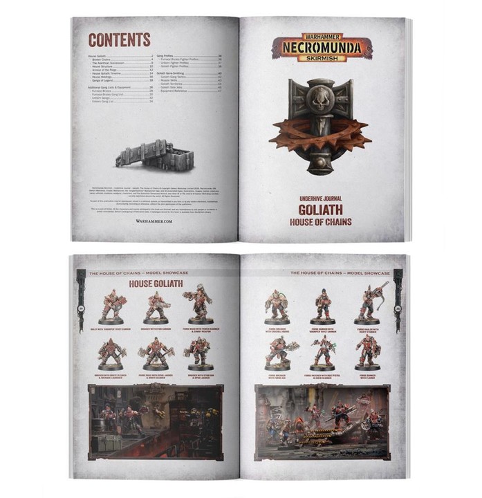 Underhive Journal Goliath House of Chains | VPC Forges