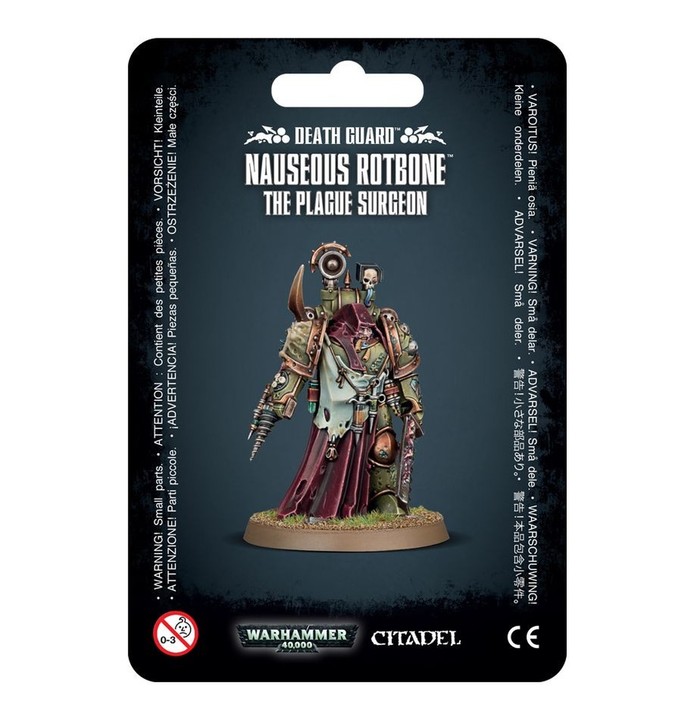 Nauseous Rotbone, the Plague Surgeon of the Death Guard