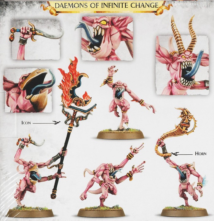 Pink Horrors - Tzeentch Daemons details