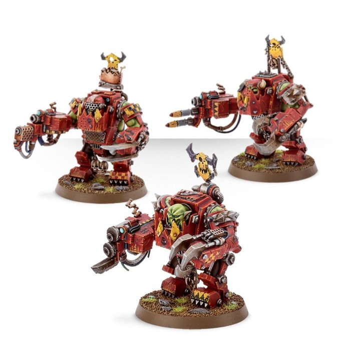 Meganobz et Big Mek en Méga-armur' - Orks