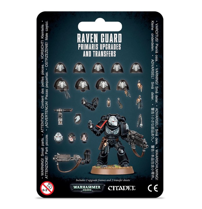 Améliorations Primaris Raven Guard Space Marines | VPC Forges