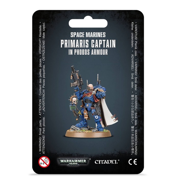 Captain Primaris en Armure Phobos Space Marines | VPC Forges