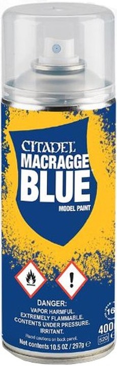 Bombe aérosol de 400ml de peinture Macragge Blue