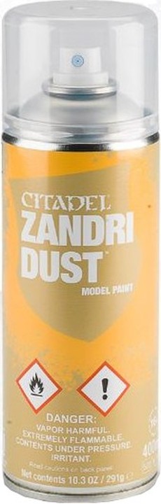 Bombe aérosol de 400ml de peinture Zandri Dust