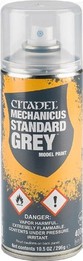 Bombe aérosol de 400ml de peinture Mechanicus Standard Grey