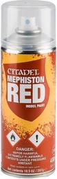 Bombe aérosol de 400ml de peinture Mephiston Red