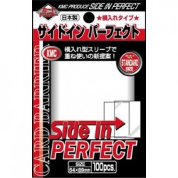 KMC Standard Sleeves - Side-In Perfect (100 Sleeves)