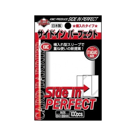 KMC Standard Sleeves - Side-In Perfect (100 Sleeves) KMC Standard Sleeves - Side-In Perfect (100 Sleeves)