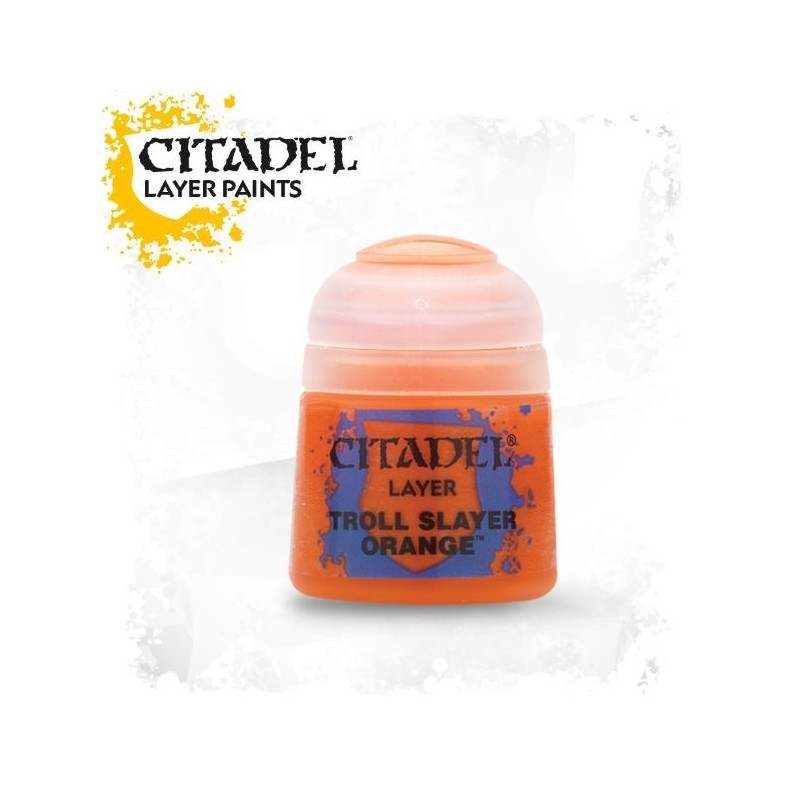 Citadel Layer Paints Troll Slayer Orange