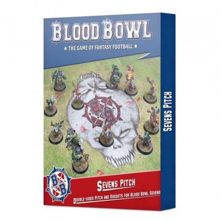 Terrain de Blood Bowl à Sept: terrain et fosses double face - Blood Bowl