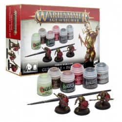 Éventreurs des Clans Guerriers Orruks + Set de Peinture Warhammer Age of Sigmar Dominion