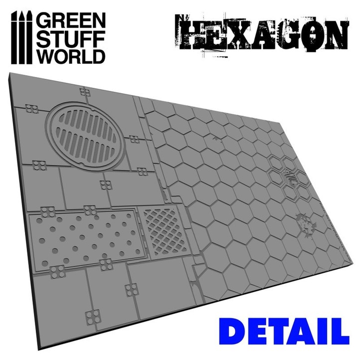 Rouleaux texturés - Hexagones