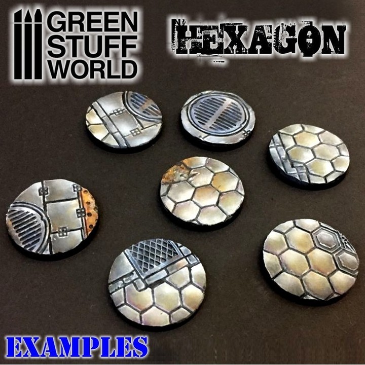 Rouleaux texturés - Hexagones