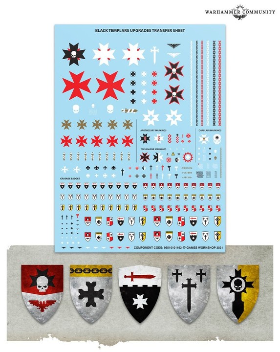 Améliorations & Décalcomanies: Black Templars