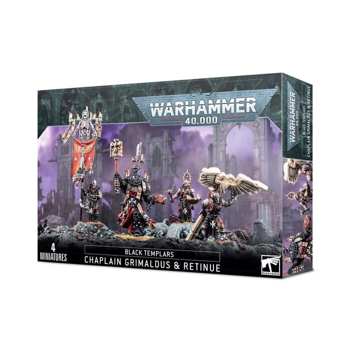 Chapelain Grimaldus & Suite: Black Templars