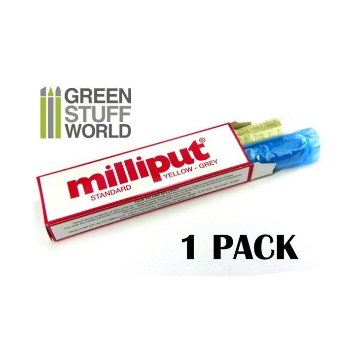 Milliput Standard Jaune Gris