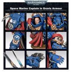 Capitaine Space Marines en Armure Gravis