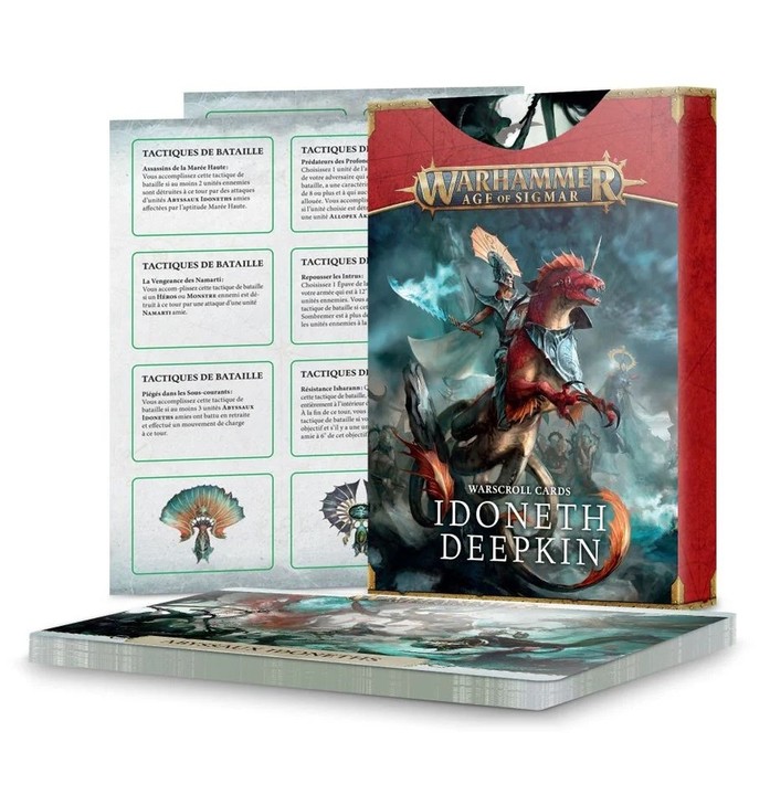 Cartes de Chartes Idoneth Deepkin Français Warhammer AoS | VPC Forges