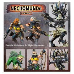 Escher: Death-maidens et Wyld Runners - Necromunda: Underhive