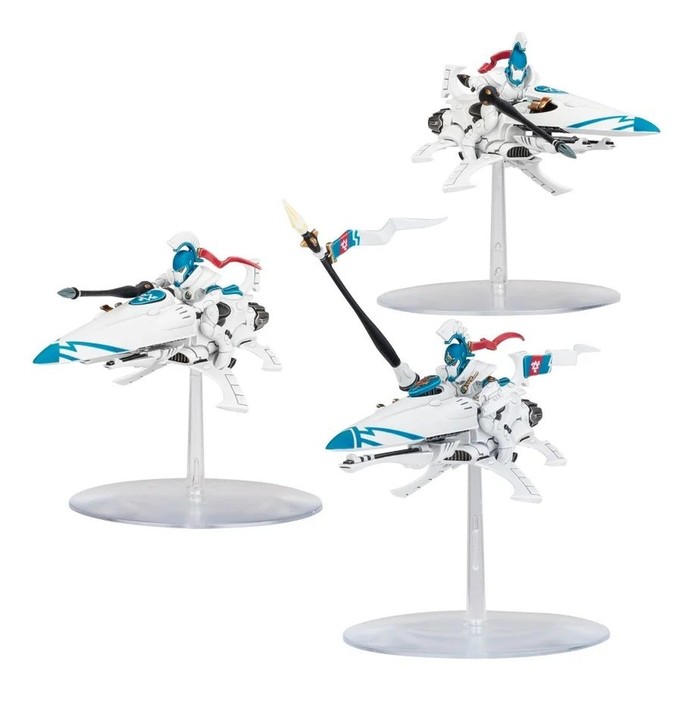 Lances Étincelantes Aeldari Warhammer 40,000 motojets rapides | VPC Forges
