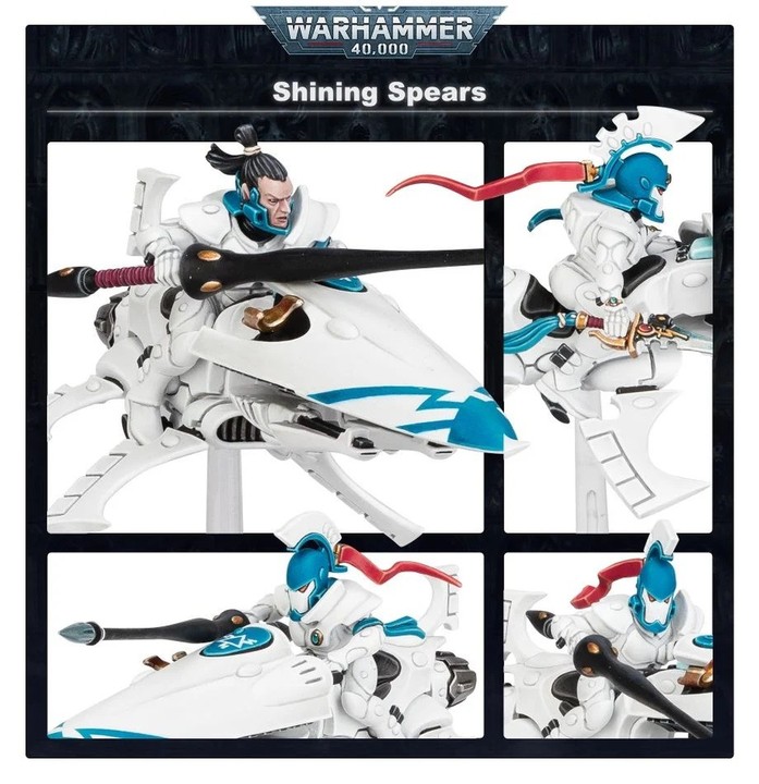 Lances Étincelantes Aeldari Warhammer 40,000 motojets rapides | VPC Forges