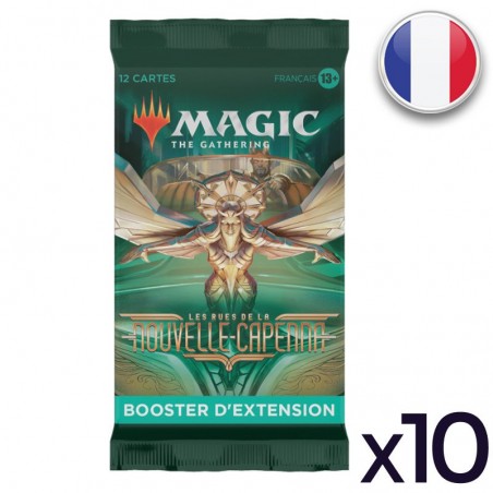 Lot de 10 boosters d'extension Les rues de la Nouvelle-Capenna - Magic FR