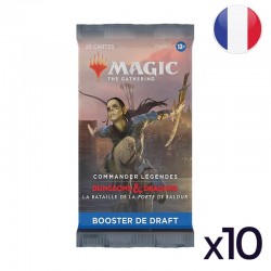 10x Boosters de draft Commander Légendes : la bataille de la Porte de Baldur - Magic FR