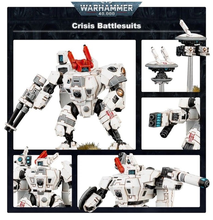 Exo-armures Crisis XV8 T’au Warhammer 40K | VPC Forges