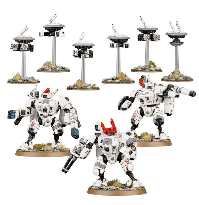 Exo-armures Crisis XV8 T’au Warhammer 40K | VPC Forges