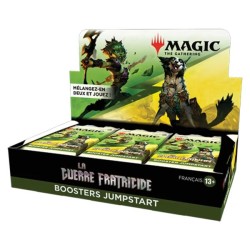 Boite de 18 boosters Jumpstart La Guerre Fratricide - Magic FR