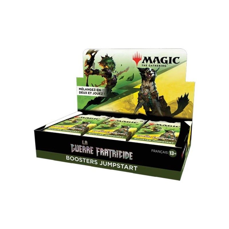 Boite de 18 boosters Jumpstart La Guerre Fratricide - Magic FR